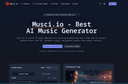 Musci.io - Best AI Music Generator | Cre